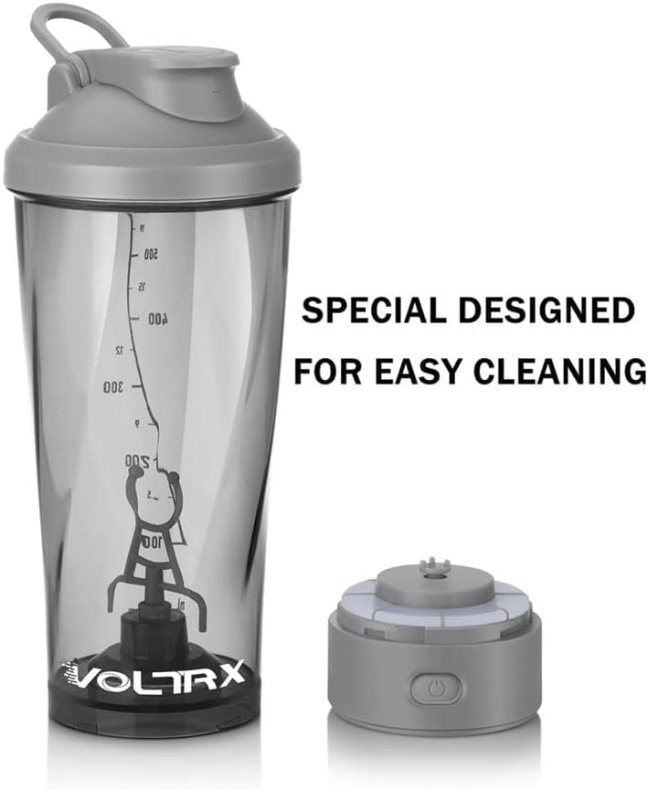 VOLTRX Premium Electric Protein Shaker Bottle, Made with Tritan - BPA Free - 24 oz Vortex Portable Mixer Cup/USB Rechargeable Shaker Cups for Protein Shakes - Image 7