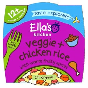 Ella’s kitchen Veggie + Chicken Rice with Warm Fruity Spices 12+ Months 200g