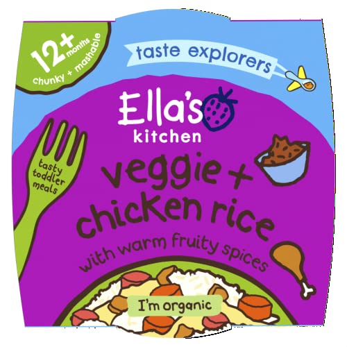 Ella's kitchen Veggie + Chicken Rice with Warm Fruity Spices 12+ Months 200g
