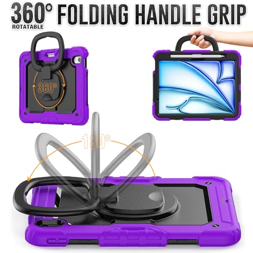 Coque iPad Air 11 M3 antichoc silicone avec protège-écran intégré - 2