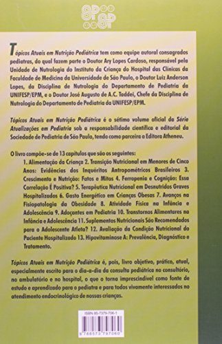 Tópicos Atuais em Nutrição Pediátrica