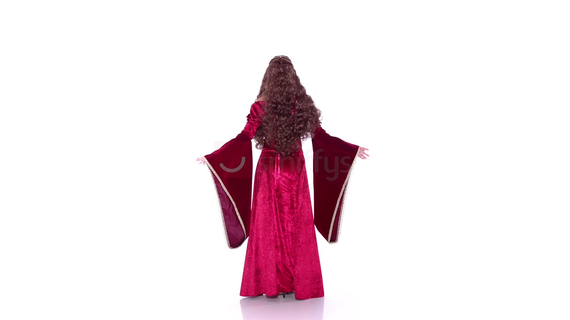 JONRRYIN Costume Maléfique Pour Femme Avec Cornes Maléfiques, Costume De Sorcière Robe Médiévale Femme, Robe Gothique Traditionnelle Irlandaise Pour Halloween, Carnaval, Cosplay, Fêtes De Renaissance