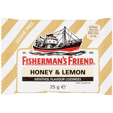 Fisherman's Friend Honey Lemon Menthol Lozenges Cover