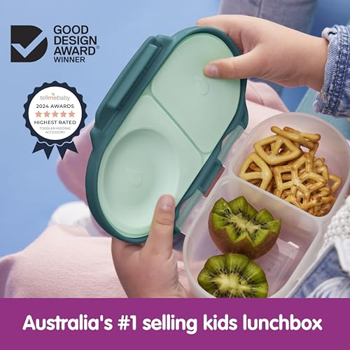 Image of b.box Snack Box, Snack Containers for Kids, Kids Lunch Box, Toddler Snacks