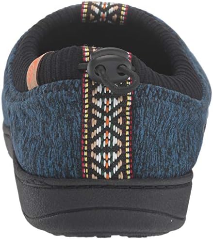 Acorn Women's Explorer Water Repellent Moc Slipper with Adjustable Toggle, Navy Blue Heather, Large | Image 2