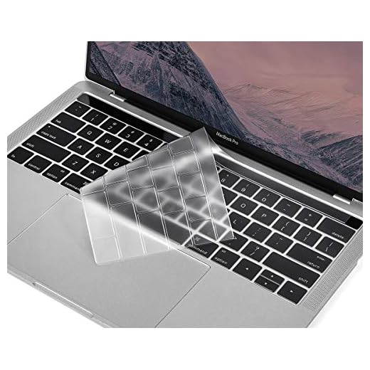 Capa de teclado para MacBook Pro Touch Bar, capa ultrafina para teclado CaseBuy versão 2019-2016 MacBook Pro com TouchBar de 13 polegadas A2159 A1706 A1989 ou 15 polegadas A1707 A1990