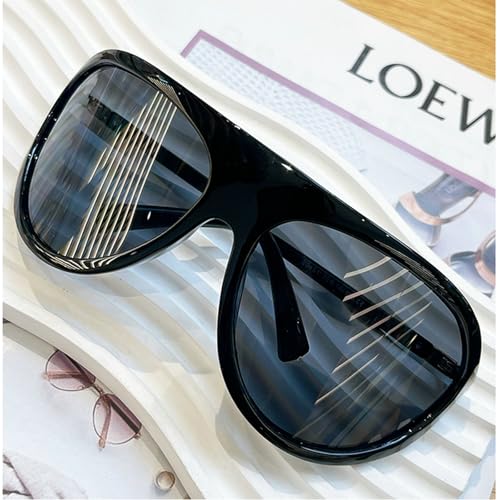 Retro Y2K Wrap Around Sunglasses for Women Shield Eyewear Trendy Shades UV Protection Ladies Fashion One Piece Sun Glasses3
