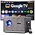 Movie Projector with Google TV & Voice Assistant,1500 ANSI Lumens 1080P Native,4K Support Outdoor Smart Projector, Auto Focus,Office Home Theater Video Projector with WiFi 6 & Bluetooth