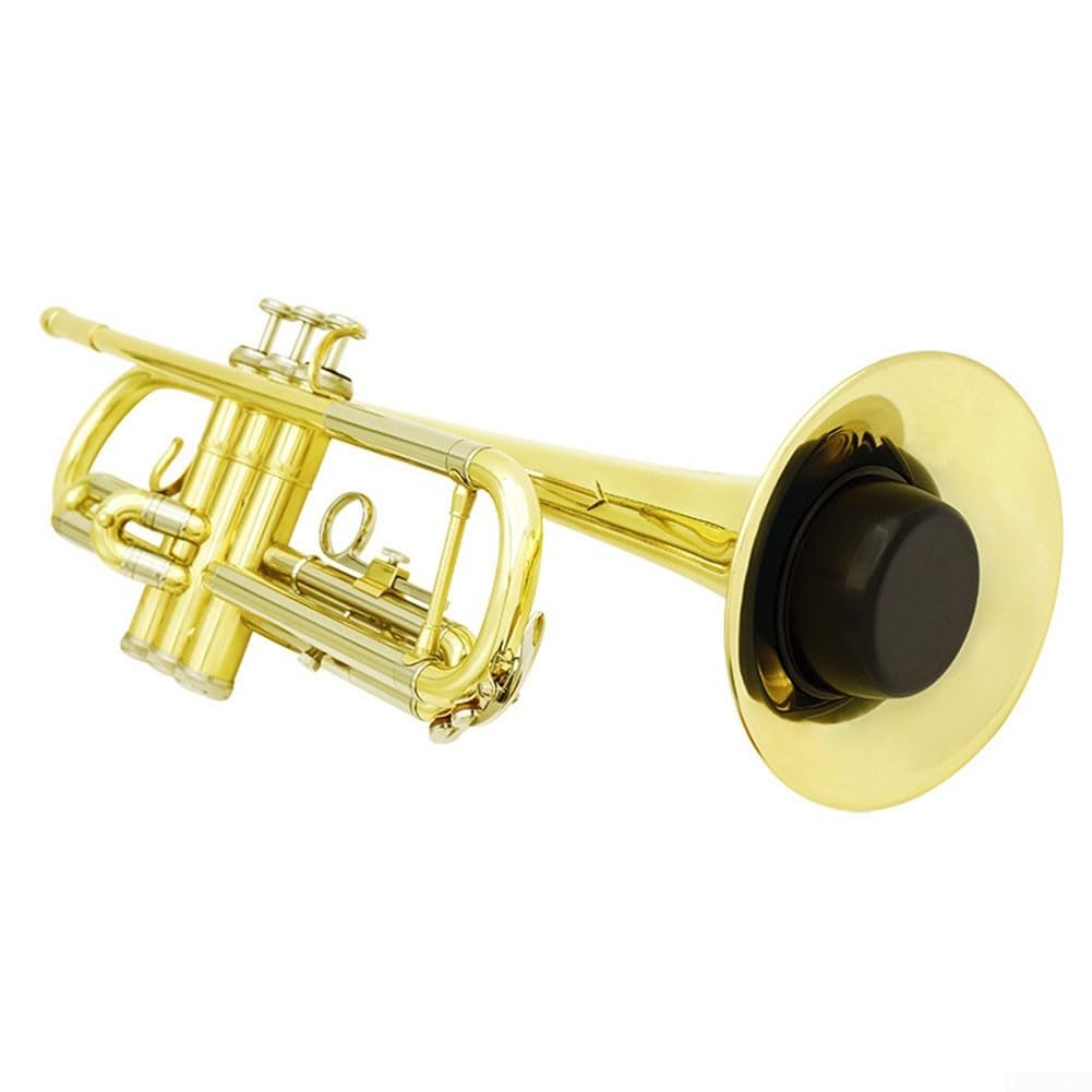 Trompetenschalldämpfer Schalldämpfer Trompetendämpfer Zubehörteil (Black )