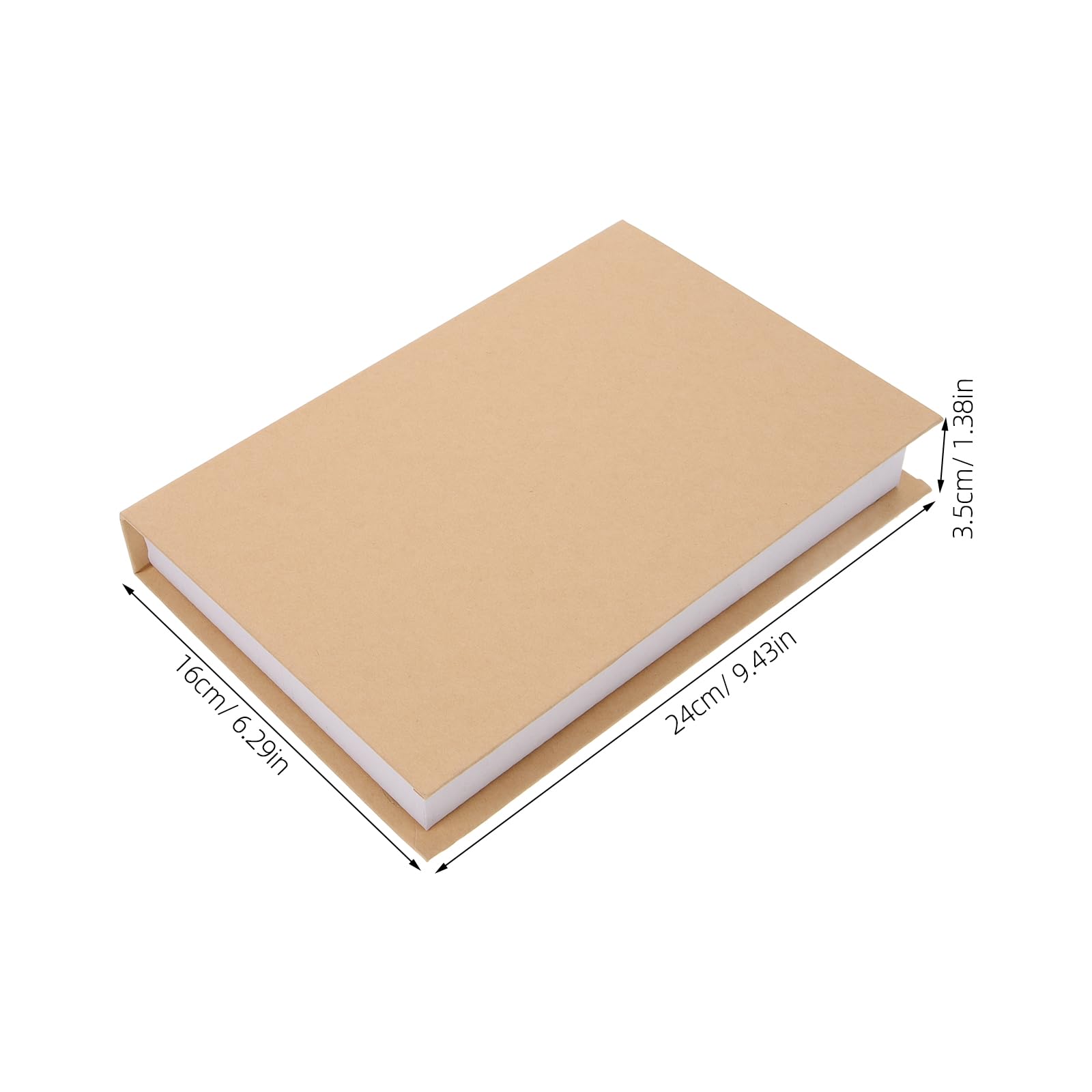 LOGOFUN 3pcs Decorative Book Props Fake Book Storage Box Simulation Book Model for DIY Home Office Bookshelf Decoration