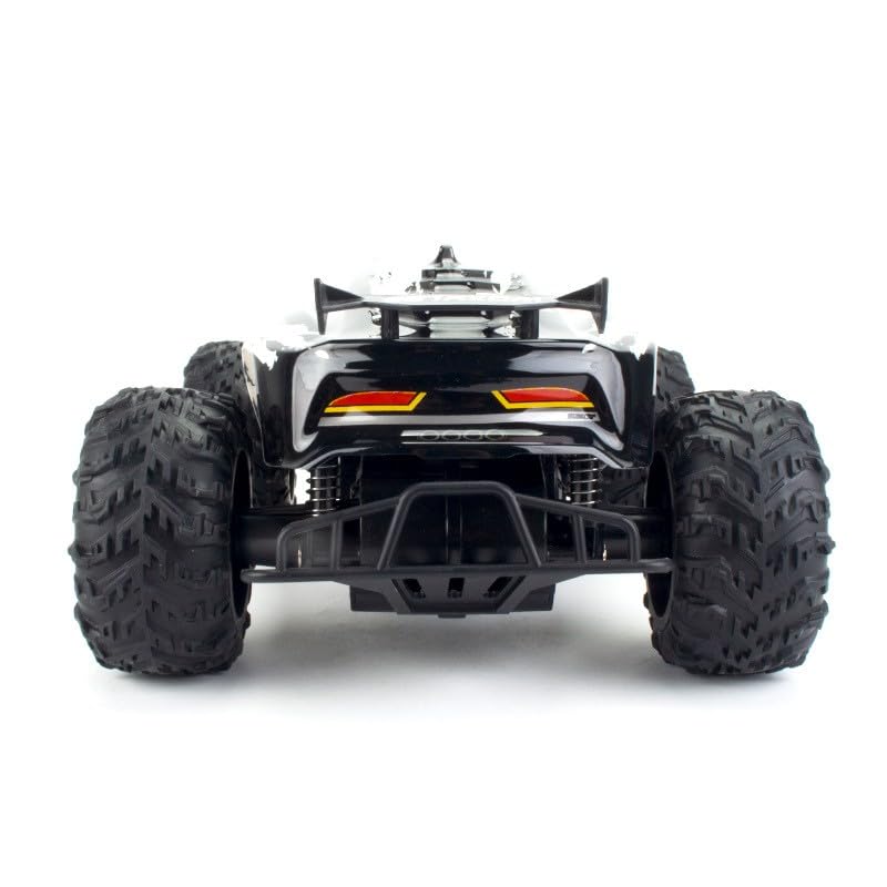 Veicolo fuoristrada telecomandato 2.4G senza fili RC in scala 1:14, trazione integrale, pneumatici a vuoto, modello di auto da corsa, ottimo regalo di compleanno e Natale(Red)