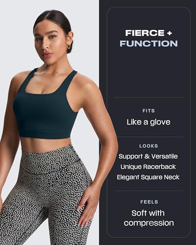 Image of Aoxjox Women's Workout Sports Bras High Impact Fitness Training Gym Khloe Bra Yoga Crop Tank