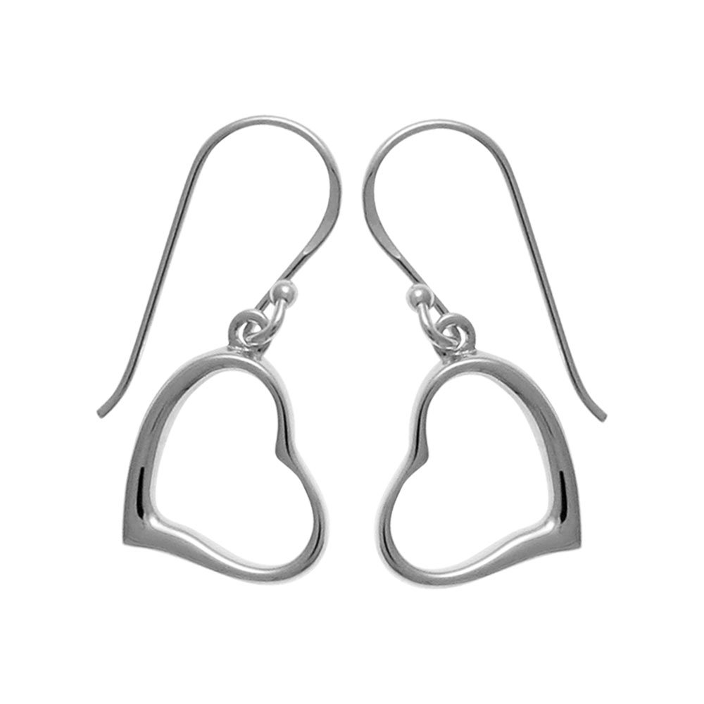 Boma Jewelry Sterling Silver Heart Earrings