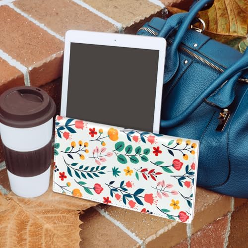 Image of CoBak Checkbook Cover for Women & Men - PU Leather Case with RFID Blocking | Classic Design Check Book Holder for Personal and Business