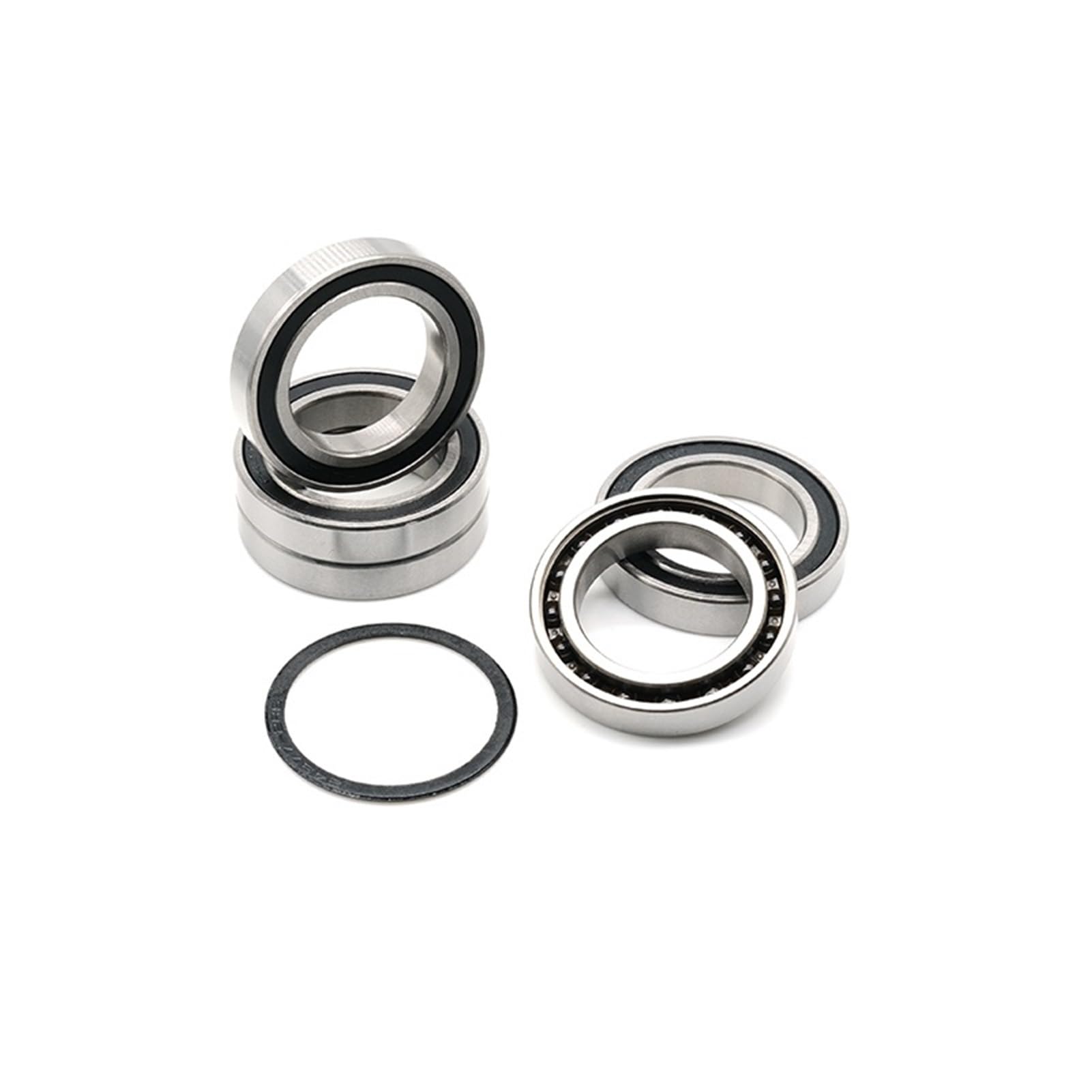 Roulements rigides à billes Lot de 4 roulements à billes en céramique 6806-2RS en acier inoxydable, 30 x 42 x 7 mm, ABEC-7, 6806 RS, for vélo BB30, 30 x 42 x 7 mm