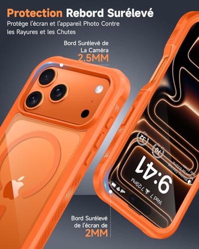 Coque Antichoc iPhone 17 Pro Max seacosmo Robuste Haute Finition - 4