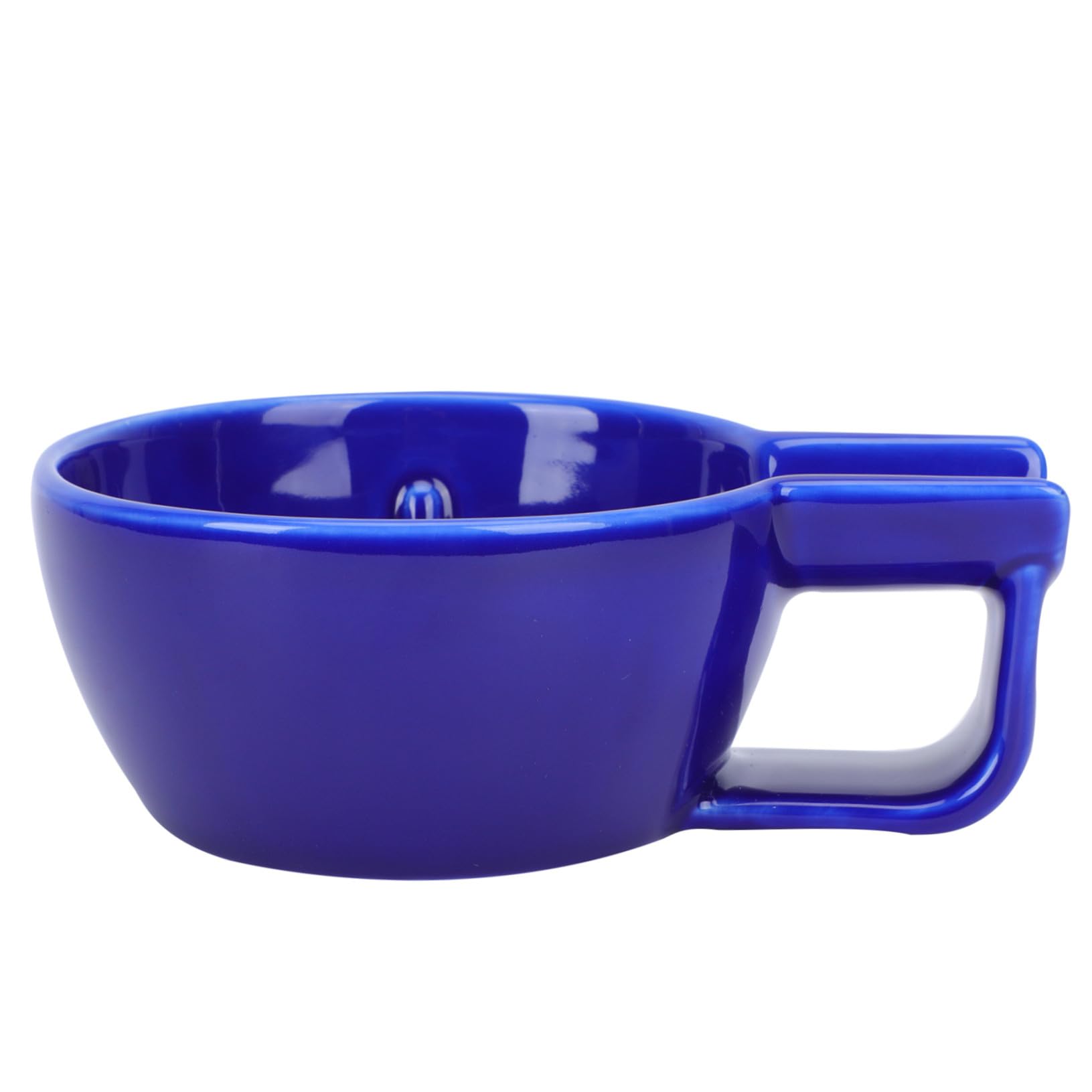 Gatuida Ciotola da Barba in Ceramica per Uomo Bordo Arrotondato e Ampia Capacità, Tazza da Rasatura Schiumogena per Uso a Casa