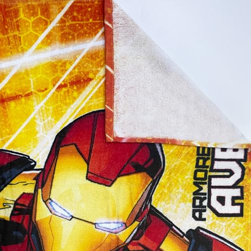 Image of Sassoon Marvel Ironman Cotton Kids Bath Towel in 400 GSM- 60 cm x 120 cm
