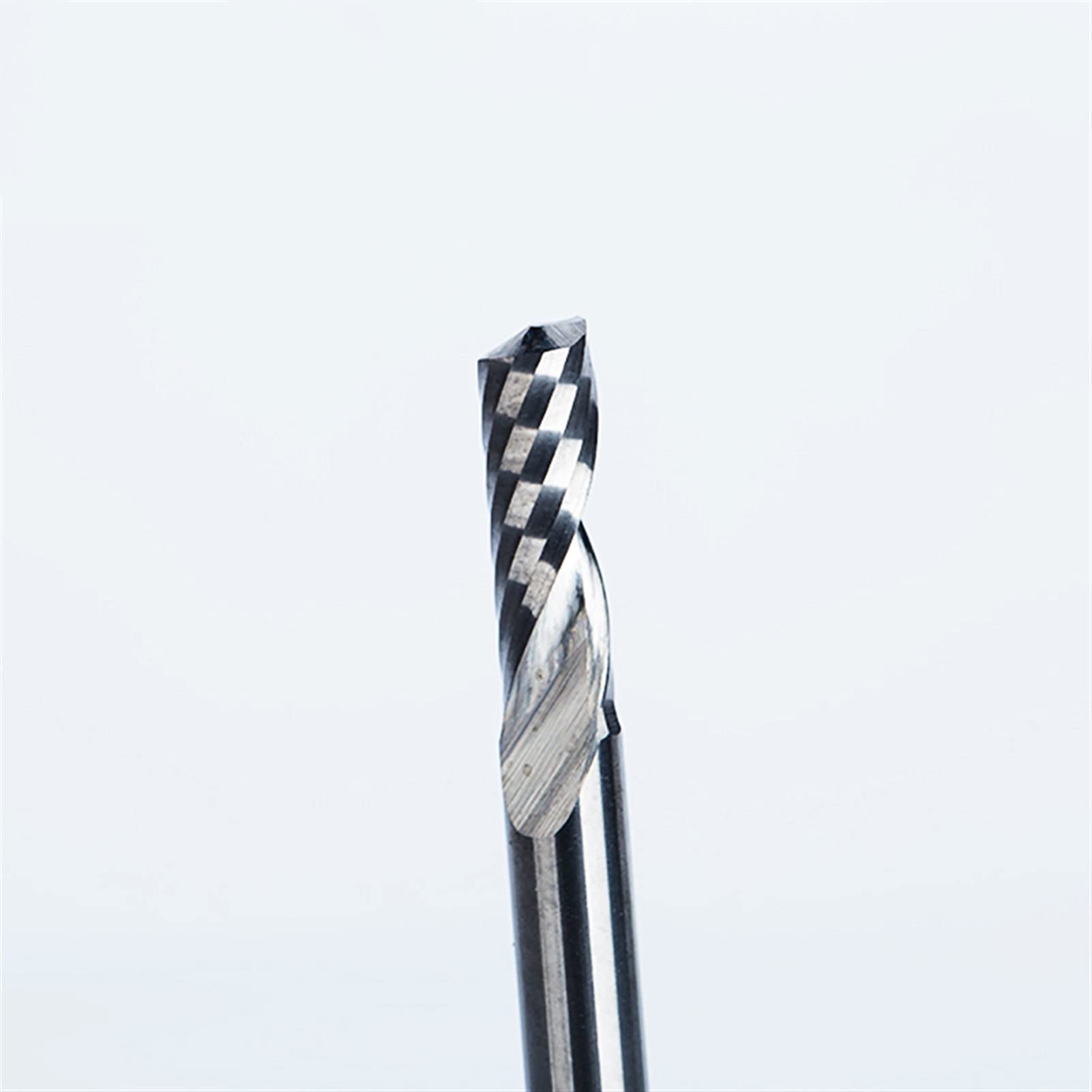 5 unids/lote 4 mm cortador de fluta simple fresa CNC fresadora de carburo acrílico CNC Herramientas YIJIAN (dimensiones: 4 mm x 4 mm x 12 mm)