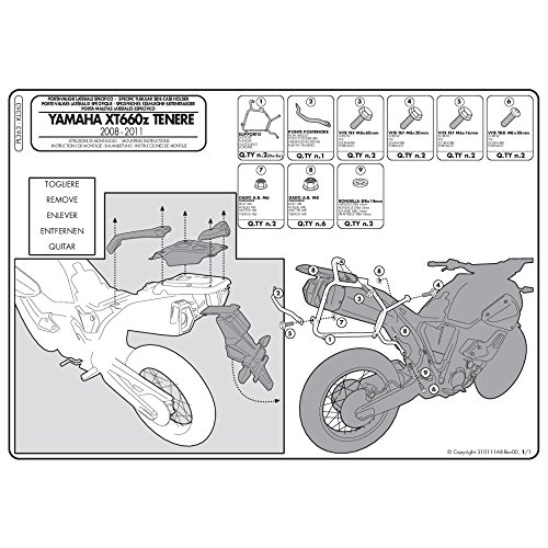 Portav.lat.yam. xt660z tenere