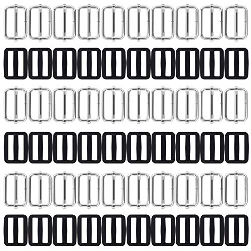 Image of DIY Crafts 60x Metal 30+30 Nylon 30# 2, Pack Of 60 Pcs, 1 inch inch Metal & Plastic (60x Metal 30+30 Nylon 30# 2, Pack Of 60 Pcs)