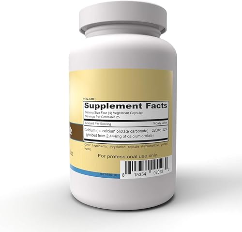 Miniatura 3 de Priority One Vitaminas - Orotato de Calcio -100 Cápsulas Vegetarianas - Suplementación de calcio para huesos fuertes*