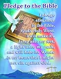 Carson Dellosa Christian Pledge to the Bible Chart (214012)