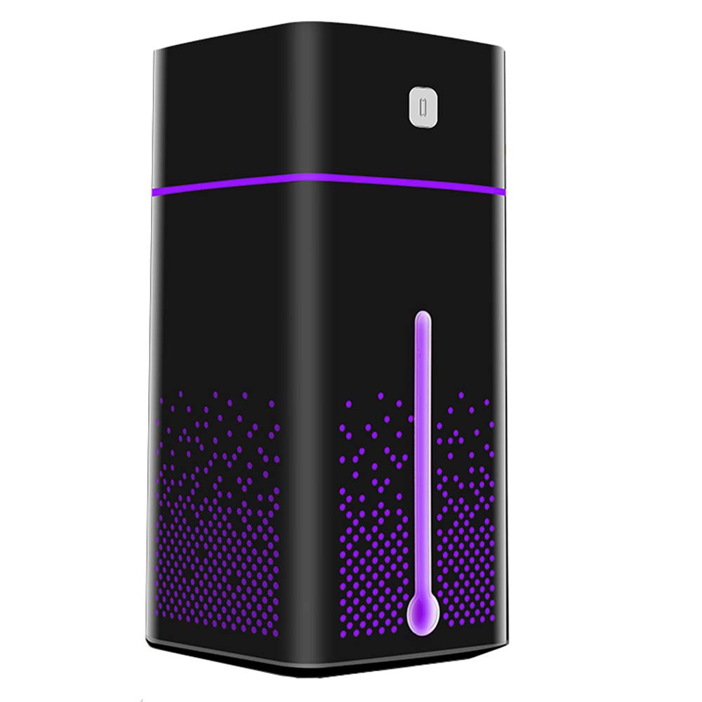 Homarket 1000ml Air Humidifier, USB Large Capacity Humidifier Air Purifier Refresher with 7 Color Night Lights Noise-Free Desktop Humidifier for Plant, Travel, Office, Bedroom