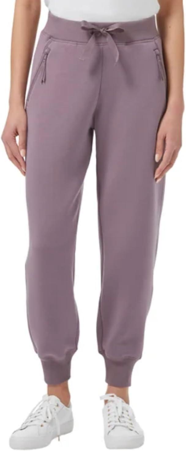 KIRKLAND Signature Women's Moisture Wicking Relaxed Fit Active Jogger Pant (US, Alpha, X-Large, Regular, Regular, Purple)