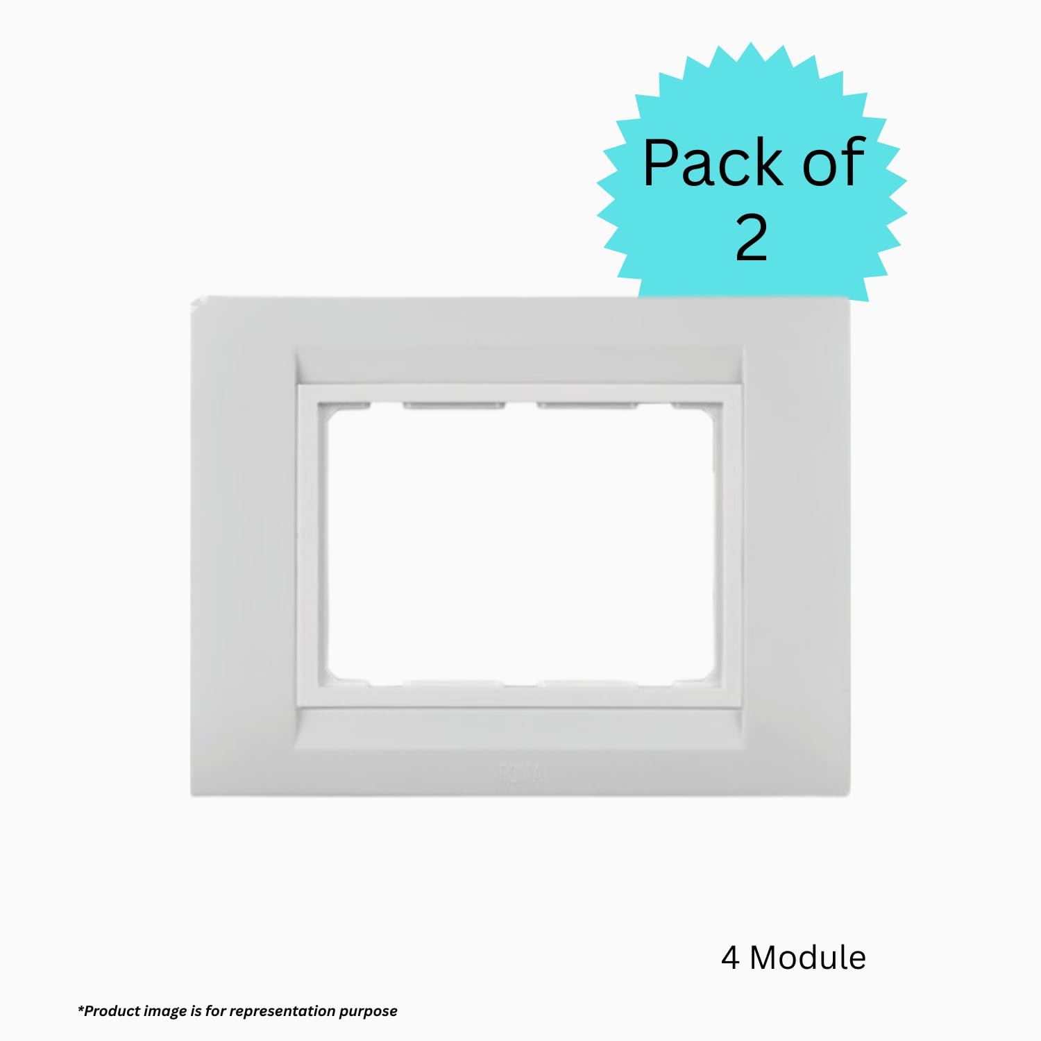 Anchor Tresa White Switch Plate - Modern Style -2