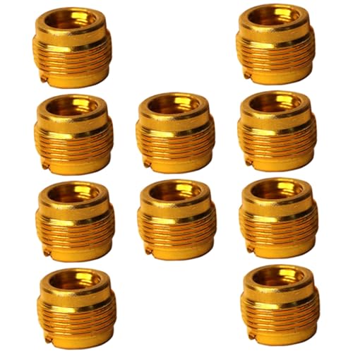 HOMSFOU 10 piezas Adaptadores de Micrófono de Aluminio Hembra Macho para Soporte de Micrófono Resistentes y para Trípodes y Brazos Articulados