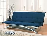 Coaster Home Furnishings Armless Futon Frame, Silver