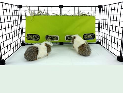 Guinea Pig Hay Bag Feeder (Large, Grey)