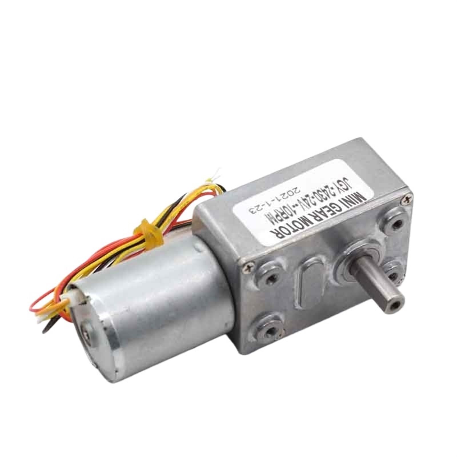 Moteur réducteur à vis sans fin 24V 66R JGY-2430 brushless DC avec contrôle de vitesse