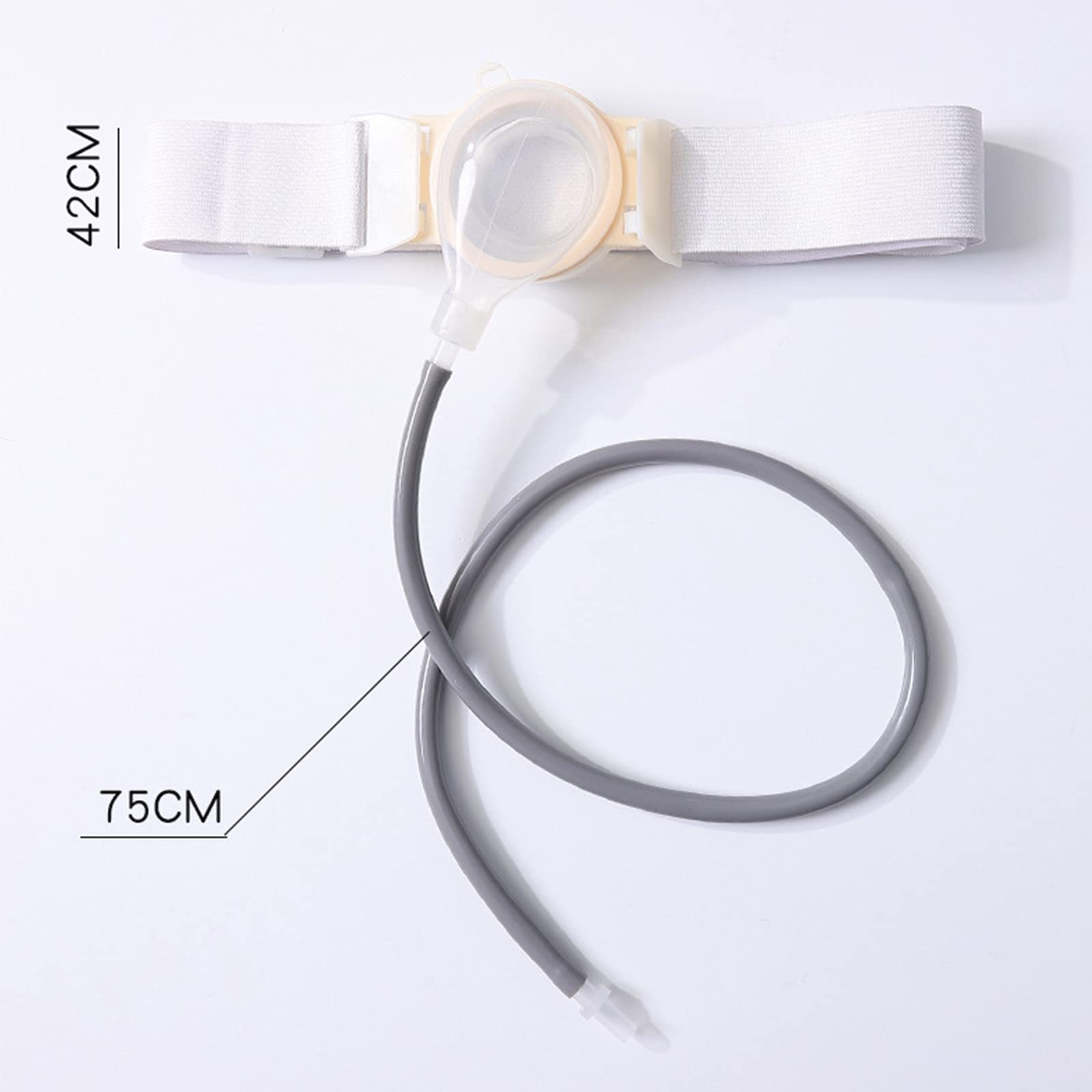 Sacca for urina a taglio completo con lato in vita, a prova di perdite, senza bisogno incollare, for la cura della colostomia, 35 mm