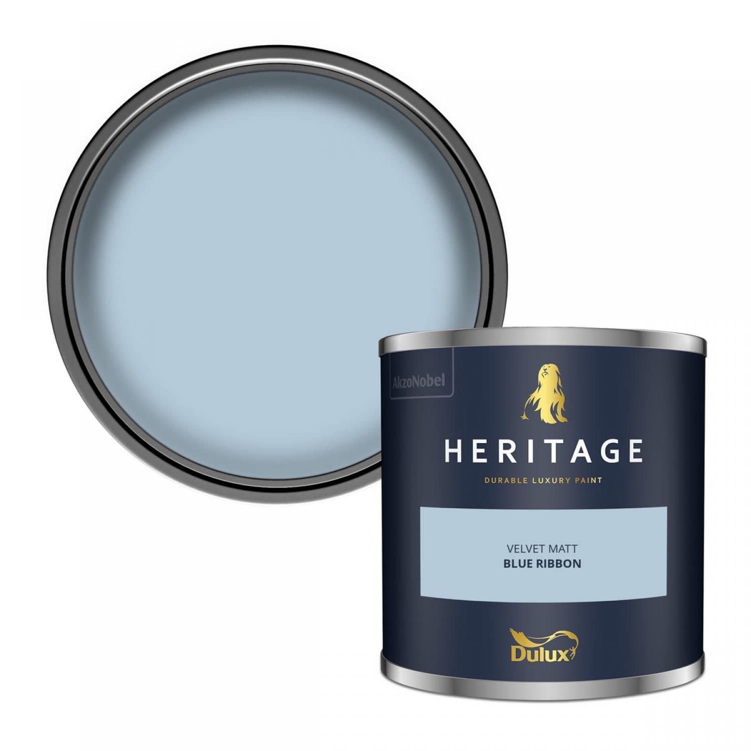 Dulux Trade Dulux Heritage Velvet Matt125Ml Tester PotBlue Ribbon from B&Q