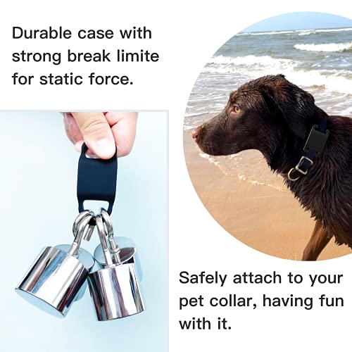 (2-pack) Beschermhoes voor Airtag Houder, Compatibel met Airtag Beschermhoes, Werk met huisdier Hondenhalsband en… - Image 4