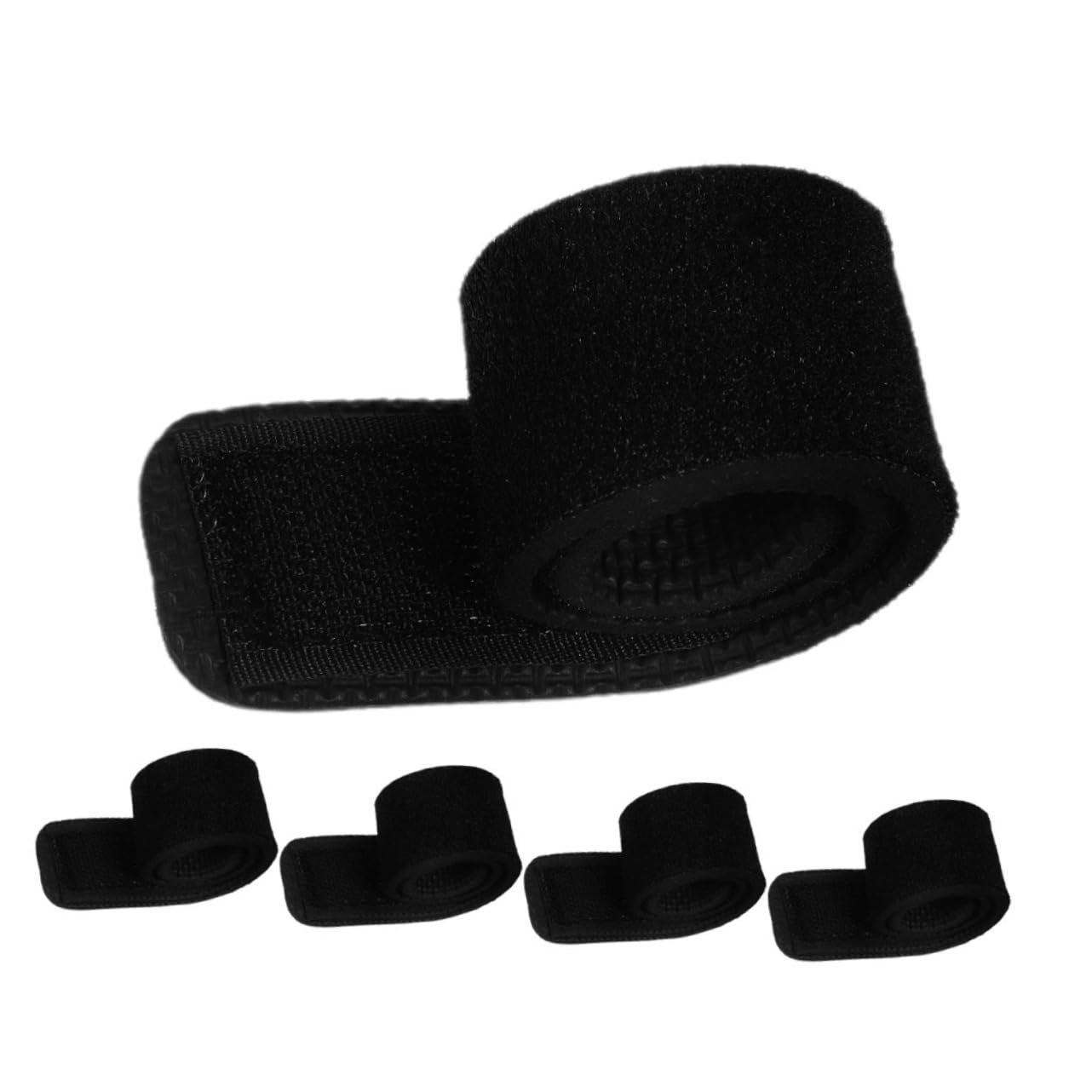 Sosoport Fishing Rod Grip 5pcs Fishing Rod Holder Belt Elastic Straps for Angling Durable Construction