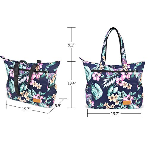 Image of CLOUDMUSIC Shoulder Tote Bag For Nurses Teachers Work Gym Travel Beach Women With Large Capacity Waterproof