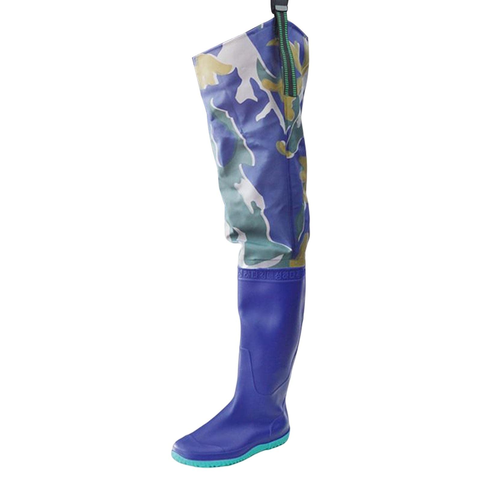 MagiDeal Cuissardes de pêche imperméables antidérapantes Bottes de Hanche Waders en Nylon Hommes Femmes