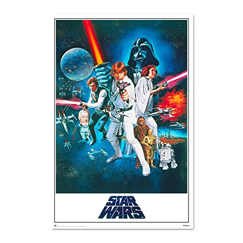 Grupo Erik - Poster Star Wars Classic La Guerre Des Etoiles - Deco Maison, Decoration Murale,...
