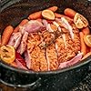 Granite Ware 19-Inch Covered Oval Roaster, 20 Lb Capacity - Enamel Steel Cookware, Dishwasher Safe & PFOA-Free, Even Heat Distribution for Roasting Poultry, Meat, or Vegetables (Speckled Black) #3