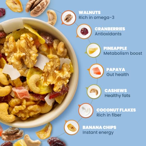 Image of Paper Boat High Energy Dry Fruits & Nuts Trail Mix (Pack of 30)