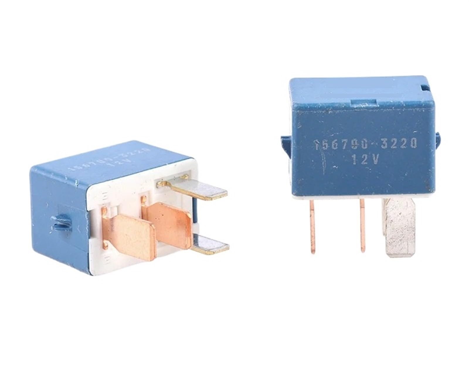 Relé para coche 12V 20A azul 4 pines pequeño mini interruptor automotriz