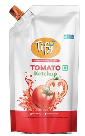 Tify Tomato Ketchup Sachet 200g |Tomato Sauce Rich & Flavourful | Perfect for Burgers, Fries & Sandwiches - image, photos