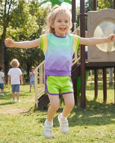 Image of Weebaby Baby Clothes Girl Toddler Summer Outfits Infant Casual Sleeveless Halter Ruffle Tank Cute Short Set Baby Clothing
