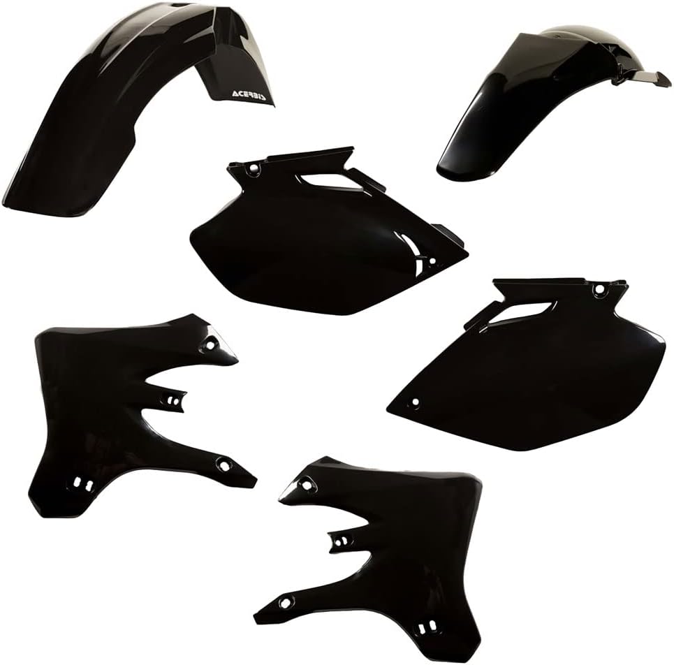 Acerbis Replica Plastic Kit Black for Yamaha YZ250F 2003-2005