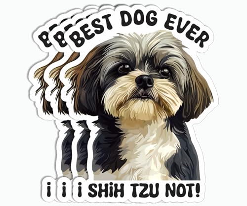 3Pcs Best Dog Ever Sticker Set