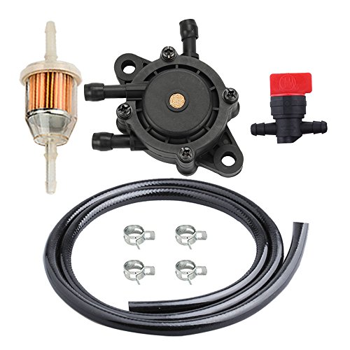 Hipa LG808656 Fuel Pump AM116304 Fuel Filter Line fits for John Deere Garden Lawn Mower Tractors