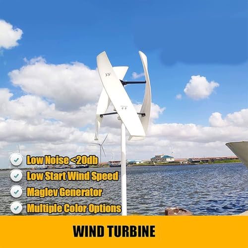Aerogenerador vertical de levitación magnética para el hogar, 6000W-10000W, 12V/24V/48V, generador de energía silencioso y eficiente de 3 aspas, energía renovable.